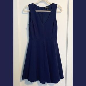 Navy A-Line Dress | Size M